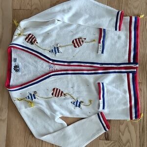 Storybook Knits America Cardigan Size Medium